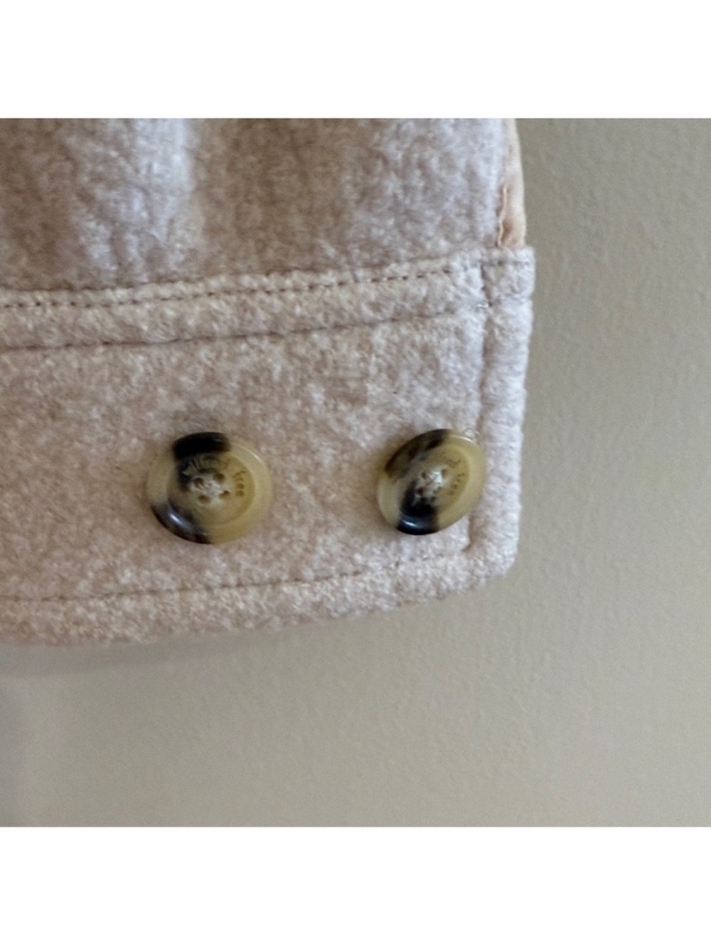 Wilfred Cream Button-Front Shacket - Picture 3 of 4